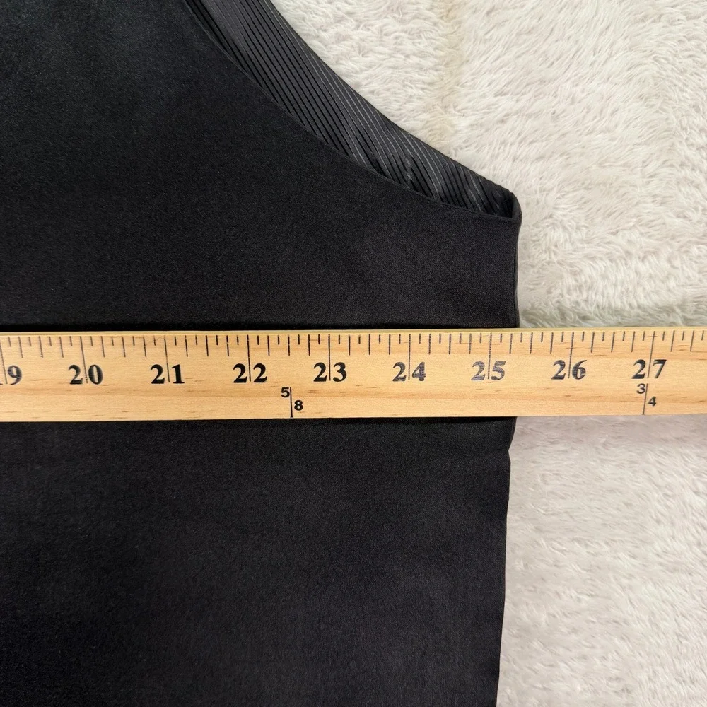 Jack Victor Mens 50XL Tuxedo Suit Black 3-Piece Silk Vest Super 100s Wool 44x32